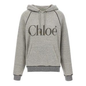 Chloé Chiné Cotton Blend Oversized Hoodie - NWT